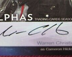 Warren Christie signature