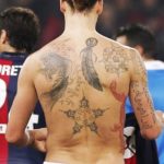 Zlatan Ibrahimovic back tattoo