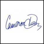 Cameron Diaz signature