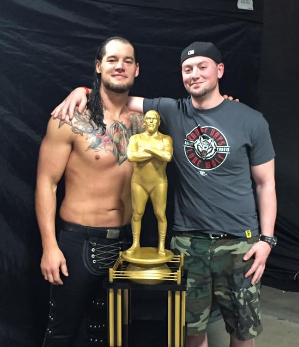Danny Pestock wih brother Baron Corbin