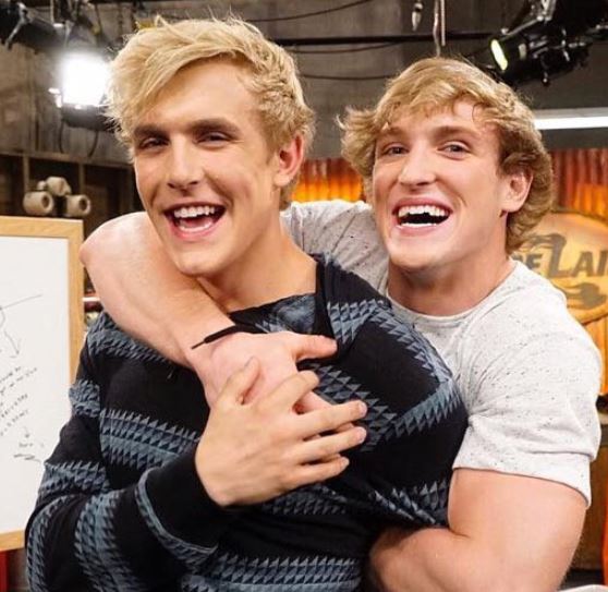 Jake Paul with brother Logan Paul