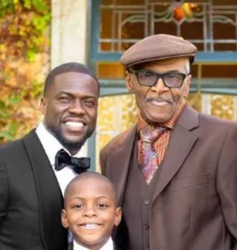 Kevin Hart with father Henry Hart