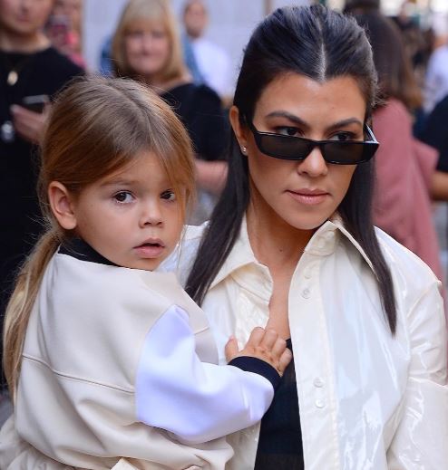 Kourtney Kardashian with son Reign Aston Disick