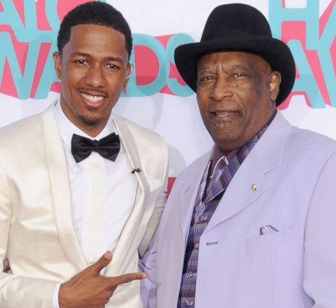 Nick Cannon with father James Cannon