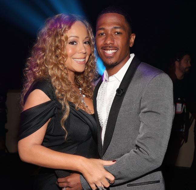 Nick Cannon with former wife Mariah Carey image