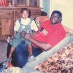 Pascal Siakam with his late father Tchamo Siakam