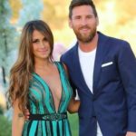 Antonella Ruccozzo com o marido Lionel Messi