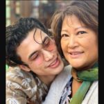 Charles Melton with mother Sukyong Melton