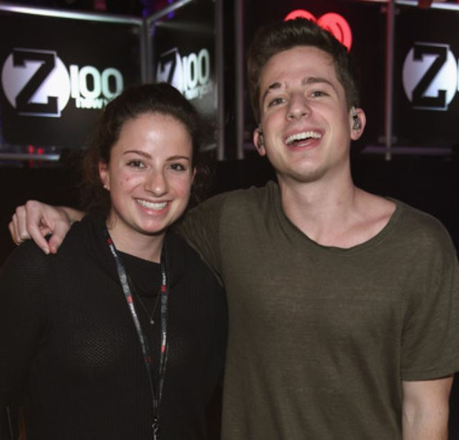 Charlie Puth with sister Mikaela Puth