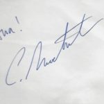 Cory Monteith signature