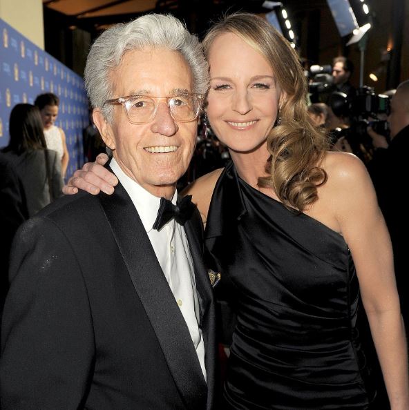Helen Hunt with father Gordon Hunt