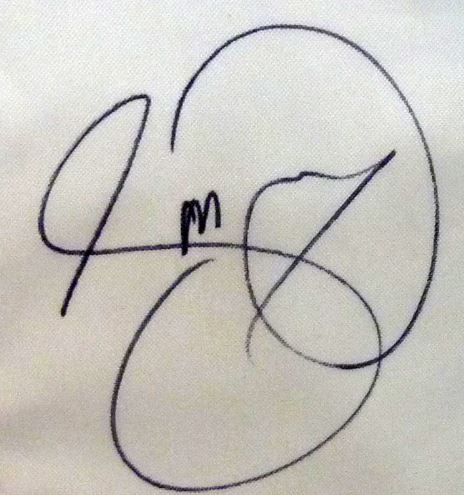 Jason Day signature