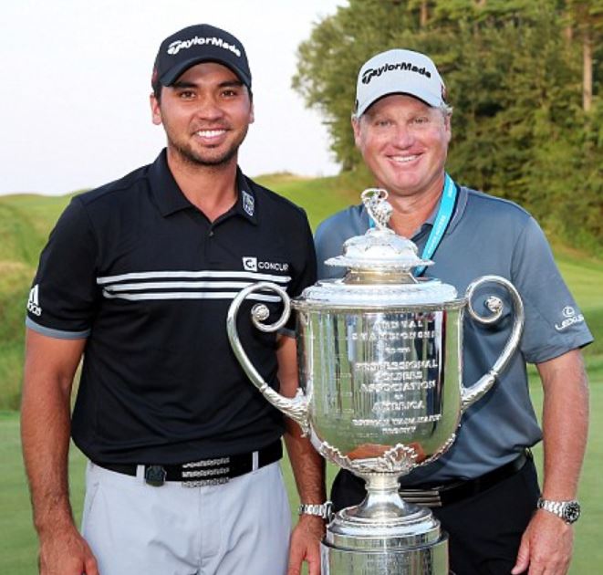 Jason Day with father Alvin Day