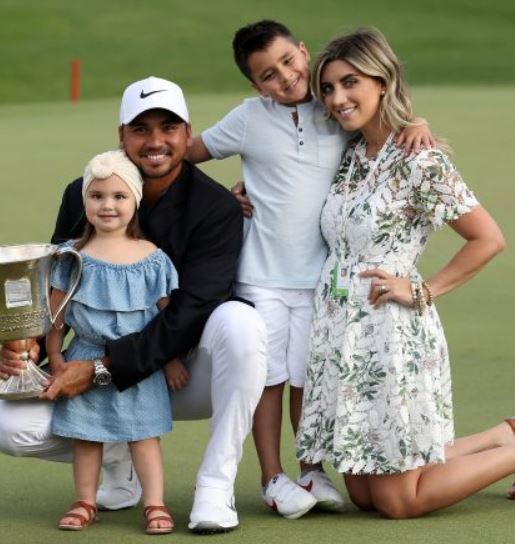 Jason Day with wife and kids Dash and Lucy