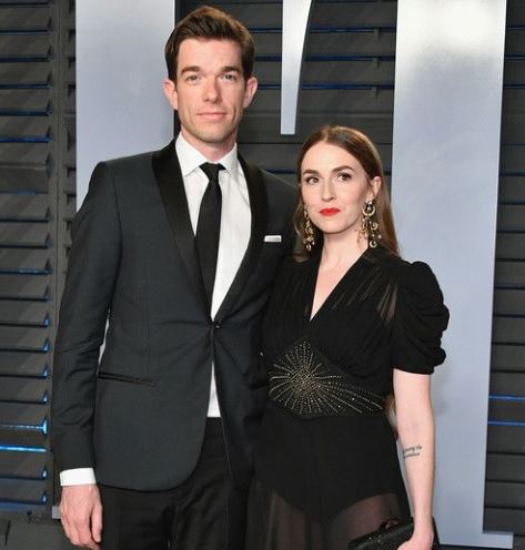 John Mulaney with wife Annamarie Tendler image