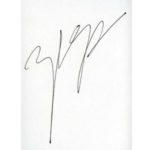 Penelope Cruz signature