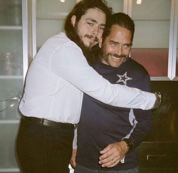 Post Malone with father Rich Post
