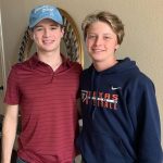 Davis Cleveland with his brother Jackson Cleveland
