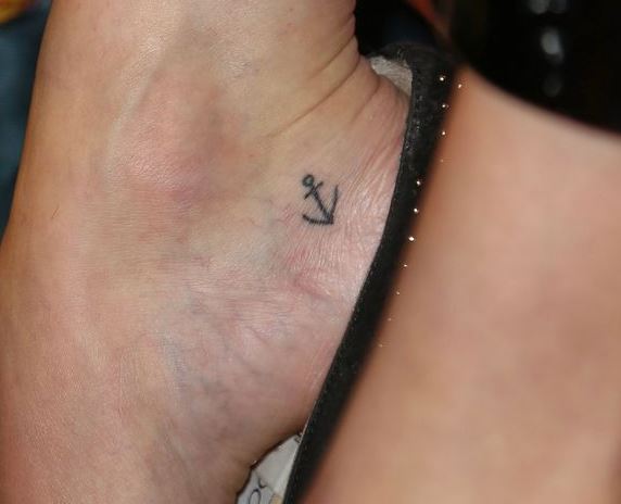 Diane Kruger feet tattoo