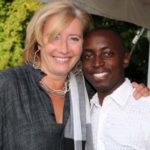Emma Thompson with adopted son Tindyebwa Agaba Wise