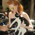 Evan Rachel with her paet cat