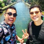 Henry Golding with brother Ed Golding