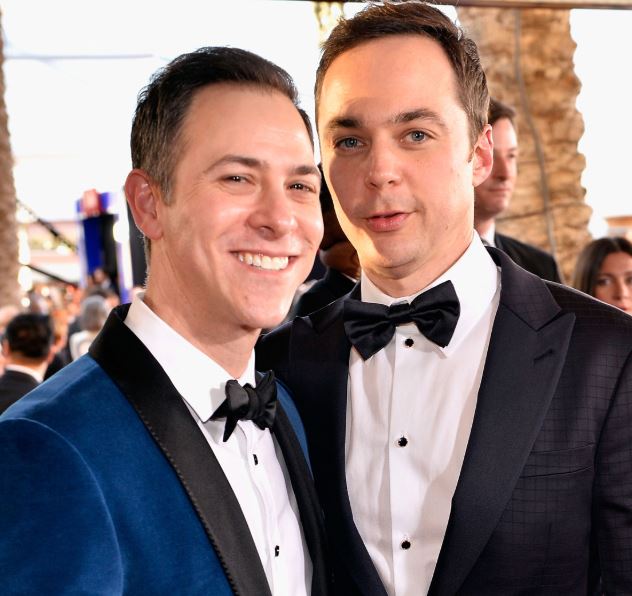 Jim Parsons with spouse Todd Spiewak