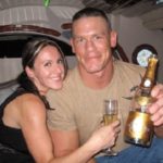 John Cena with wife Elizabeth Huberdeau