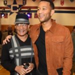 John Legend with father Ronald Stephens