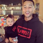 John Legend with son Miles Theodore Stephens