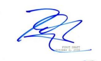 Johnny Galecki signature
