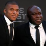 Kylian Mbappe with father Wilfried Mbappe