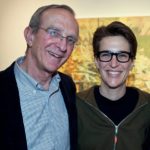 Rachael Maddow with father Robert B Maddow