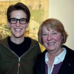 Rachael Maddow with mother Elaine Maddow