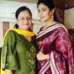 Archita Sahu with her mother