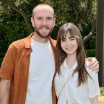 Charlie McDowell with wife Lily Collins