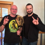 Drew McIntyre and his father Andrew Galloway Sr. Image.