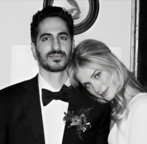 Elizabeth Lail with husband Nieku Manshadi