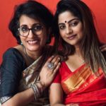 Jhilik Bhattacharjee with her sister