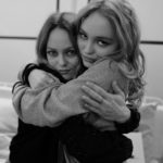 Lily-Rose Depp with mother Vanessa Paradis