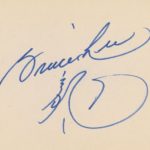 Bruce Lee signature