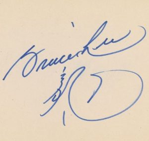 Bruce Lee signature | Celebrities InfoSeeMedia