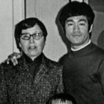 Bruce Lee with mother Grace Ho