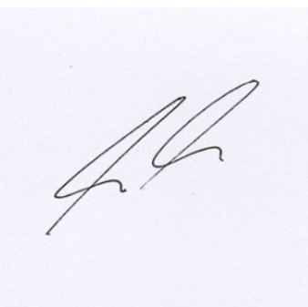 Clive Owen signature