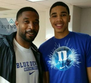 Jayson Tatum With Father Justin Tatum | Celebrities InfoSeeMedia