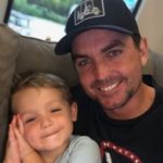 Keegan Bradley with son Logan James