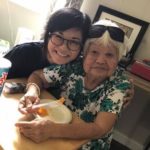 Keiko Agena with her Grandmother