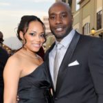 Morris Chestnut with wife Pam Byse Chestnut