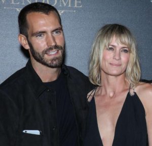 Robin Wright with husband Clement Giraudet