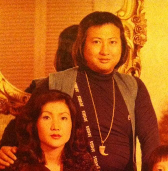 Sammo Hung with his first wife Jo Yun Ok